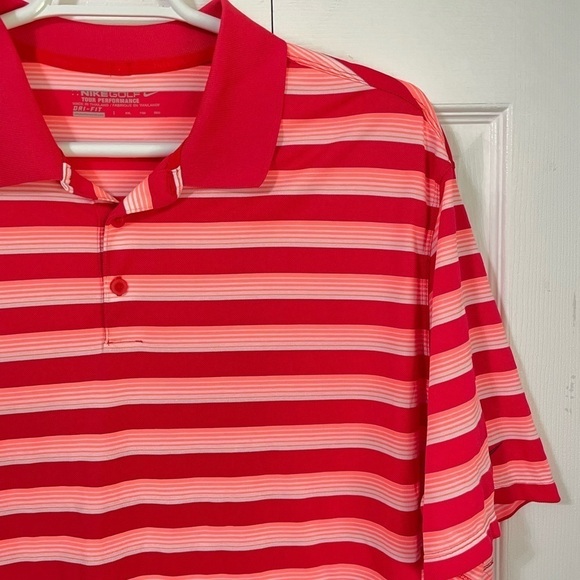 Nike Golf Mens‎ Stripped Tour Performance Golf Shirt size XXL - Picture 8 of 9